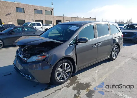 2015 Honda Odyssey Touring/Touring Elite z USA, uszkodzony, nr VIN 5FNRL5H99FB060979